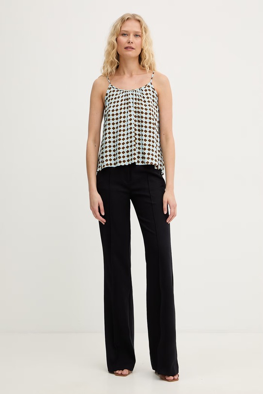 iBlues bluzka damska z wiskozy MASTRO 2617161132200 niebieski SS26