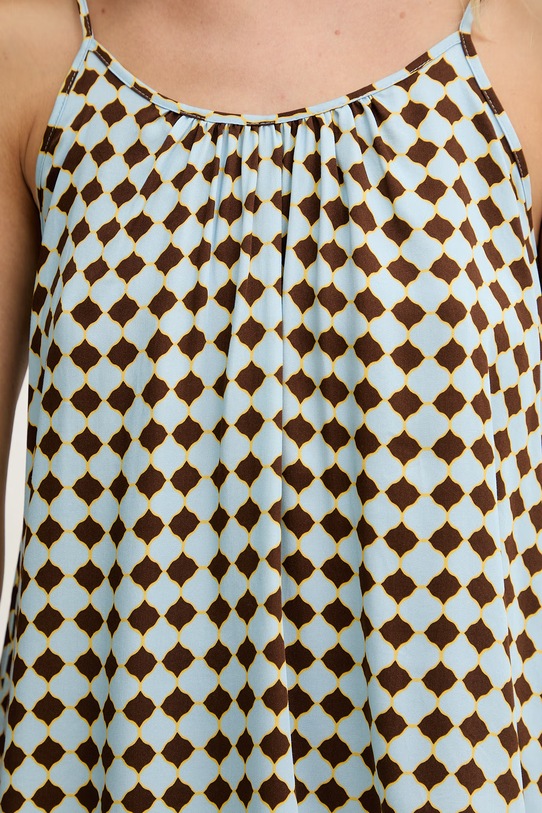 iBlues bluzka damska z wiskozy MASTRO 2617161132200 niebieski