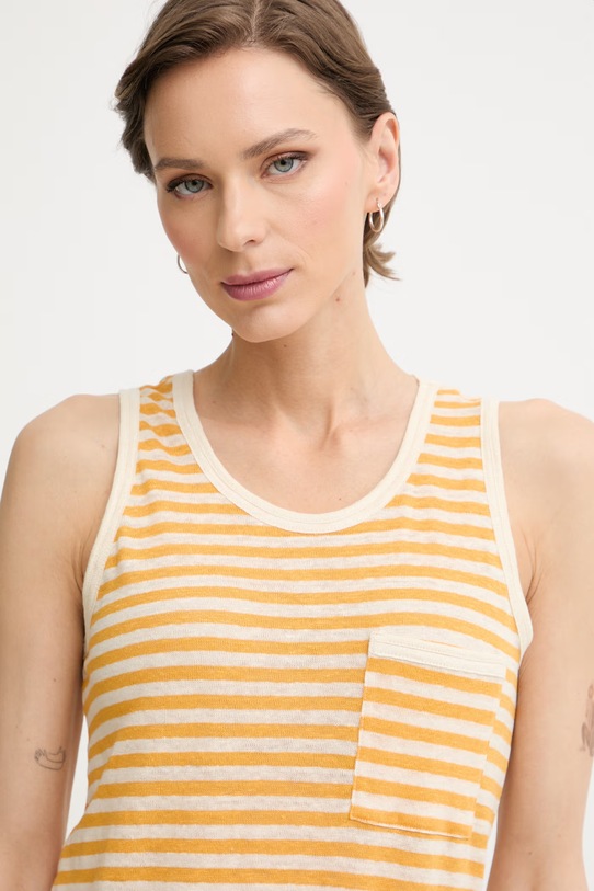 iBlues женский топ из льна VICARIO оранжевый 2617941032200