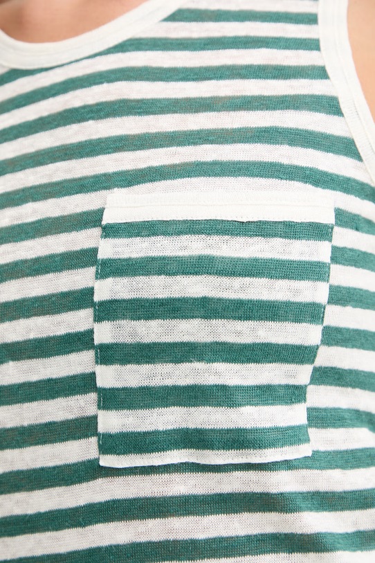 iBlues топ жіночий лляний VICARIO 2617941032200 зелений