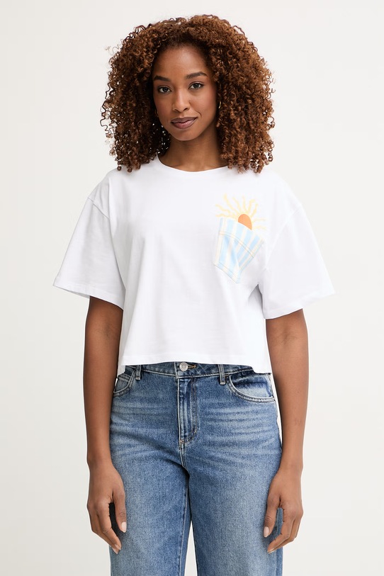 iBlues dámske bavlnené tričko ELODIA biela 2617971062200