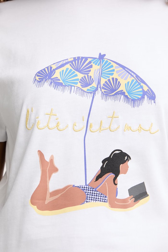 iBlues футболка жіноча бавовняна PEPE 2617971072200 білий