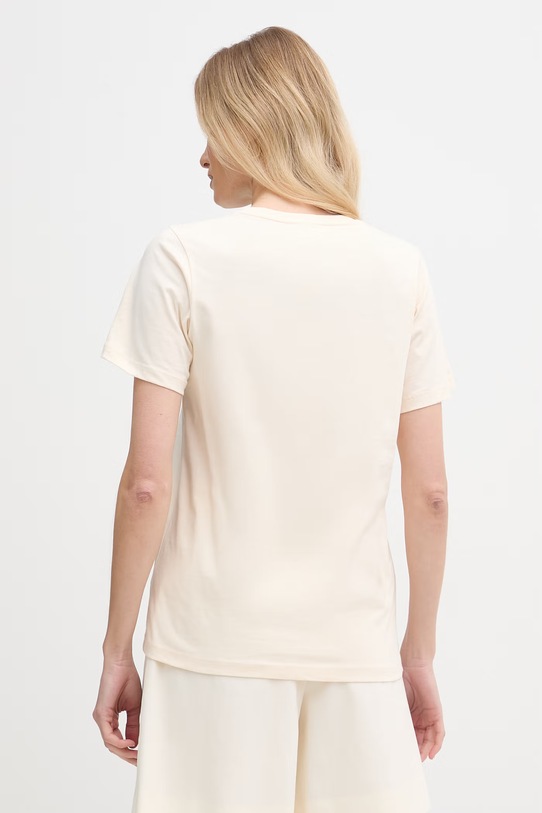 Ρούχα iBlues T-shirt Γυναικείο βαμβακερό PEPE 2617971072200 μπεζ