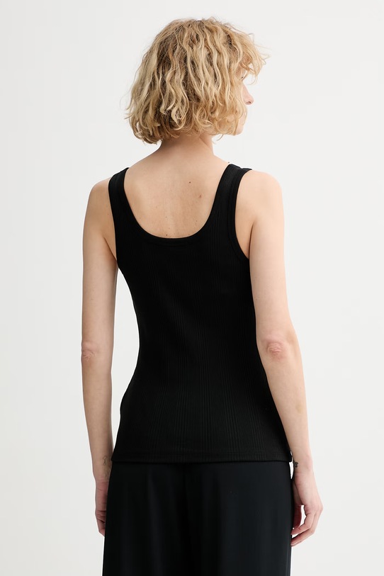 Oblečenie Calvin Klein top dámsky bavlnený s elastanom LV044F210G čierna