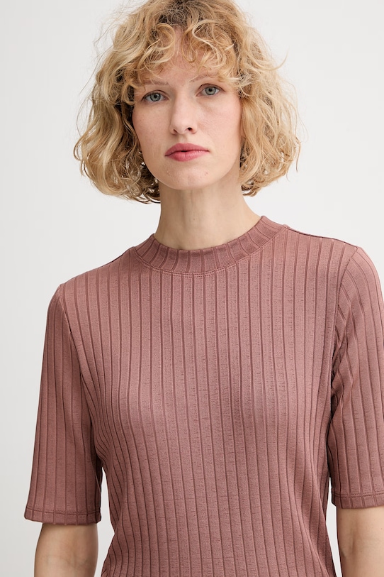 Oblečení Calvin Klein tričko dámské LV044F274G hnědá