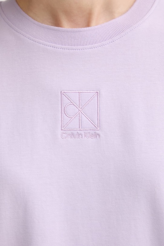 Calvin Klein тениска дамска от памук LV044D202G виолетов