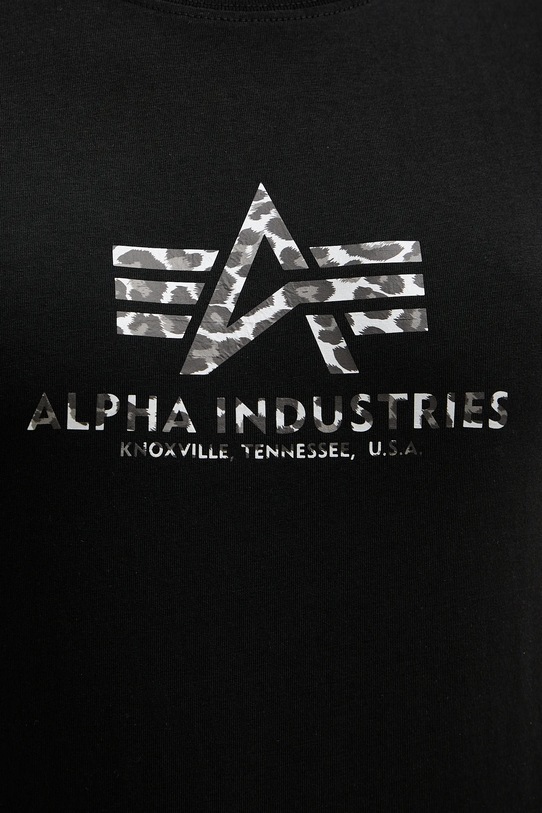 Alpha Industries t-shirt bawełniany Basic BL Mirror Leo W 196051ML