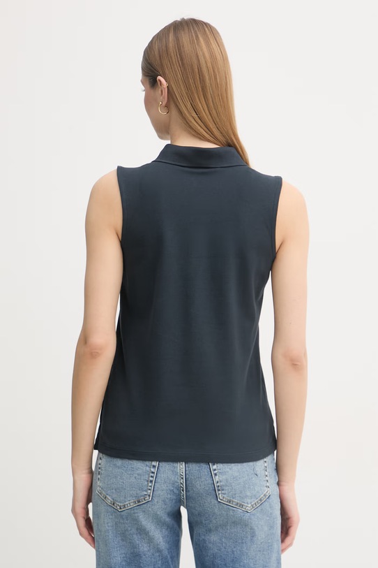 Odzież Barbour top damski bawełniany z elastanem Bowford LML0888 granatowy