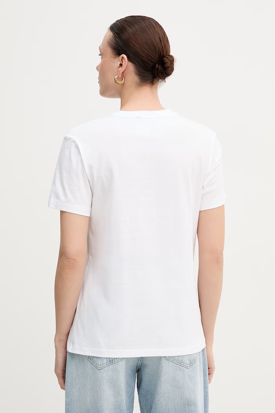 Odzież Barbour t-shirt bawełniany Bedale LTS0715 biały