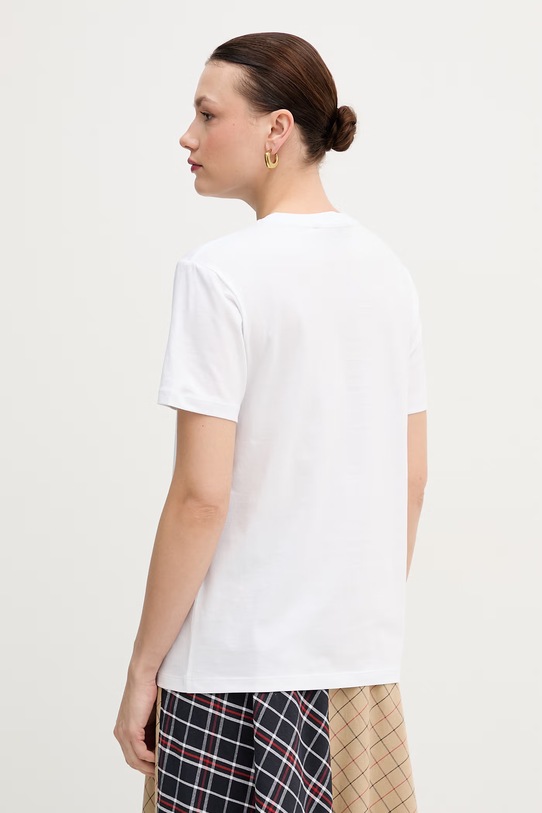 Odzież Barbour t-shirt bawełniany Marine LTS0716 biały