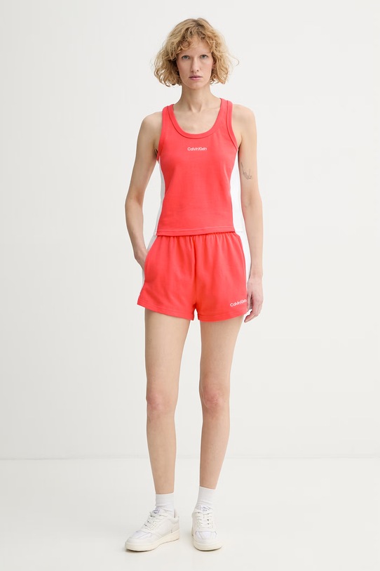 Calvin Klein top pentru femei, din bumbac LV00Q61152 roz SS26