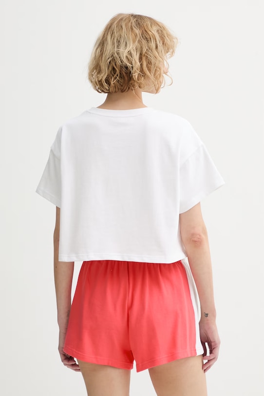 Îmbrăcăminte Calvin Klein tricou pentru femei, din bumbac LV00Q61201 alb