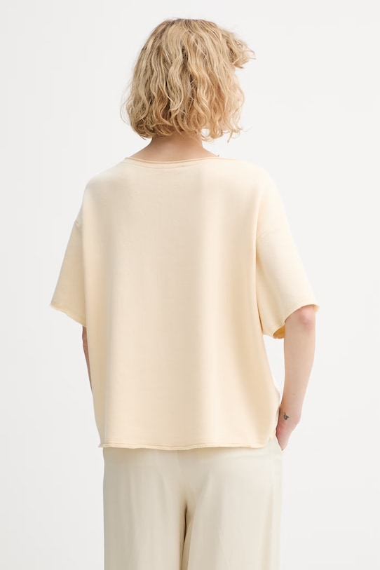 Oblečení Tričko American Vintage ATU02A béžová