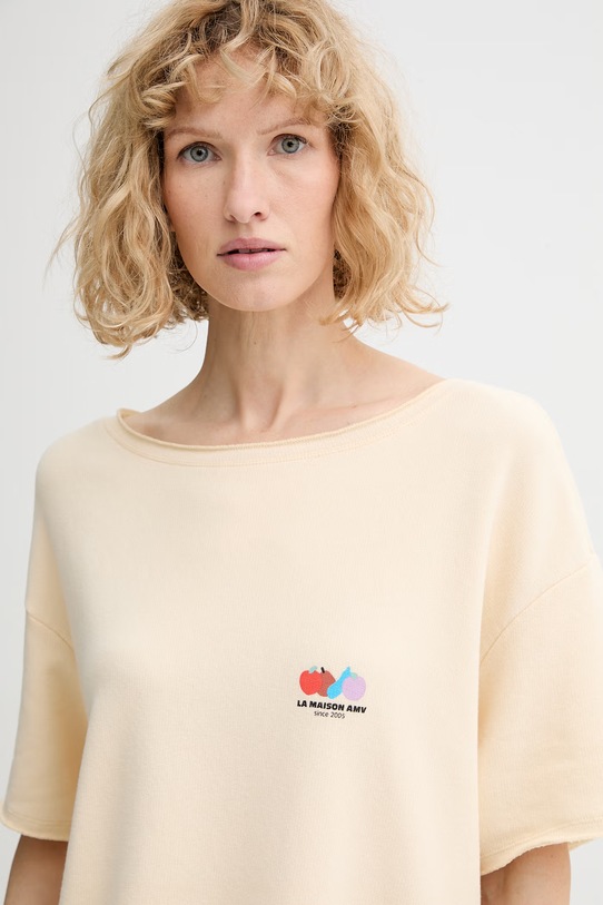 Tričko American Vintage béžová ATU02A