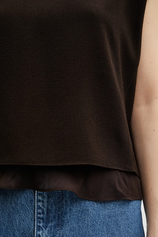 Rotate bluzka brązowy 1152111667