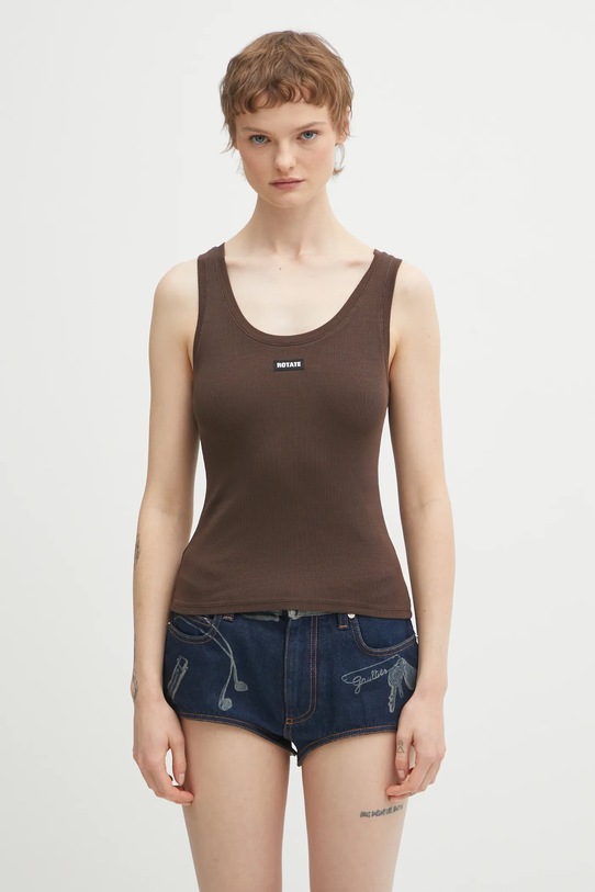 Топ Rotate гладкий коричневий 1153761667