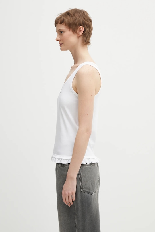 Rotate top bawełniany 115281400 biały SS26