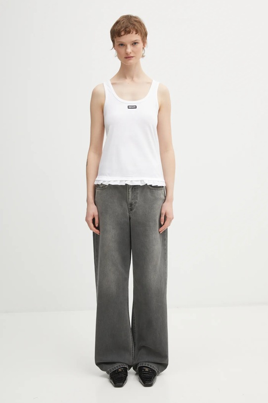 Rotate top bawełniany 115281400 biały