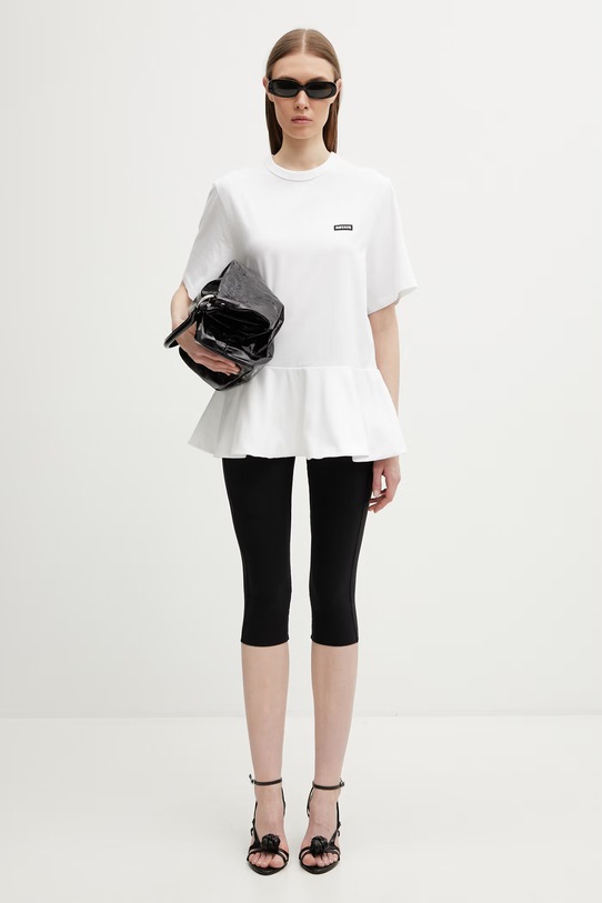 Rotate tricou pentru femei, din bumbac 115589400 alb