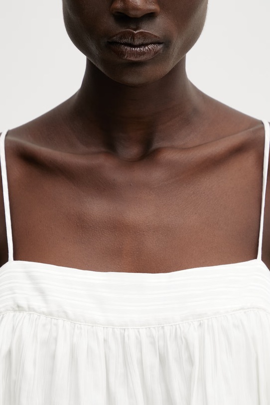 Rotate halenka na ramínka dámská s viskózou hladká bílá 115664400