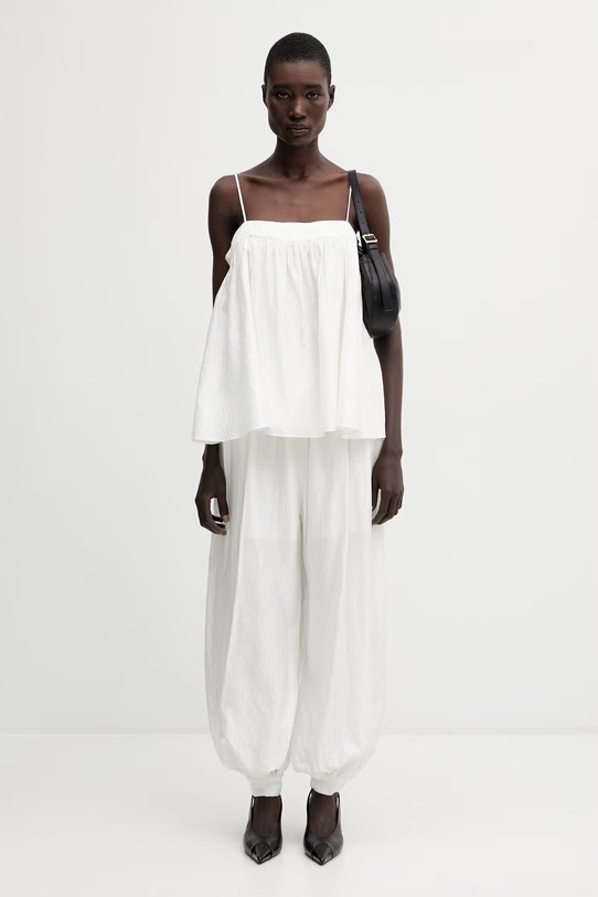 Rotate halenka na ramínka dámská s viskózou hladká 115664400 bílá