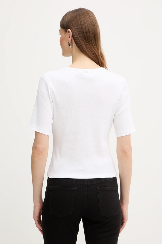 Odzież Twinset t-shirt bawełniany 261TP2091 biały