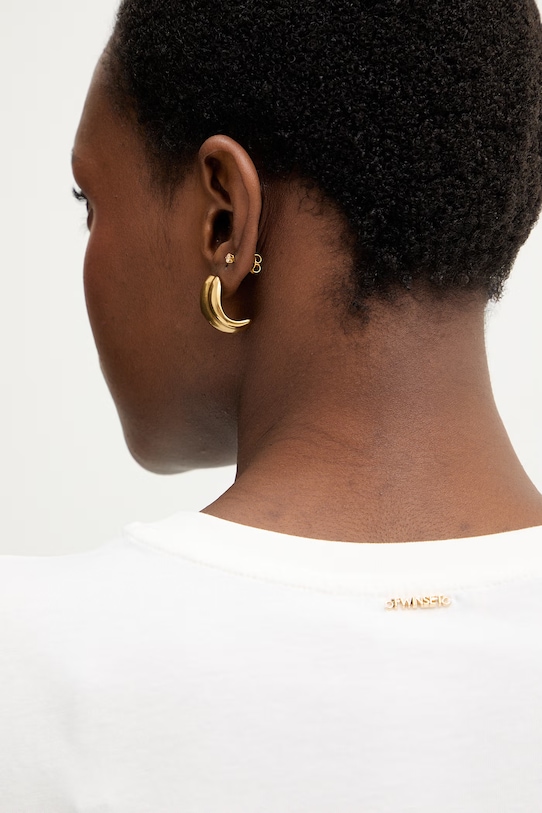 Pamučna majica Twinset 261TP2210 bijela