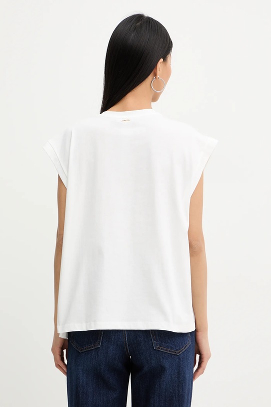 Odzież Twinset t-shirt bawełniany 261TP2112 beżowy