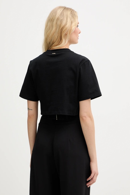 Odzież Twinset t-shirt bawełniany 261TP2020 czarny