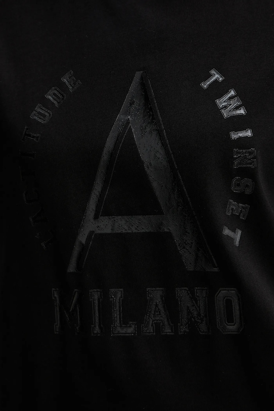 Μπλουζάκι Twinset 261AP2163 μαύρο