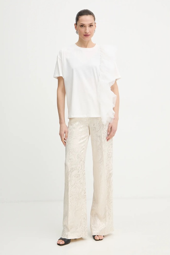 Twinset t-shirt 261AP2165 beżowy SS26