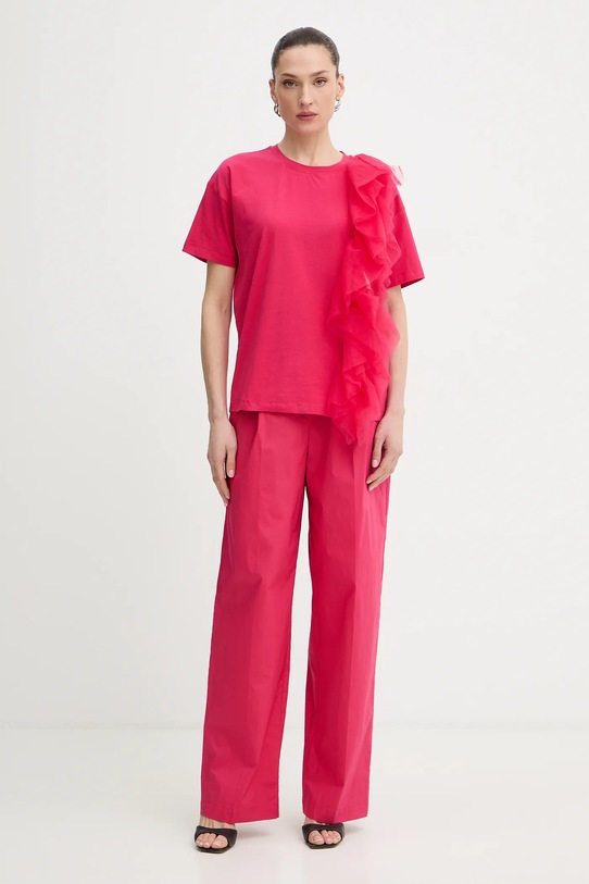 Twinset t-shirt 261AP2165 różowy SS26