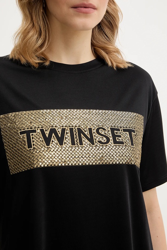 Twinset t-shirt 261LB2SAA czarny