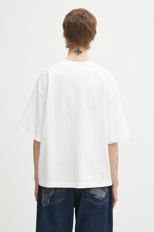 Odzież Axel Arigato t-shirt bawełniany DISTORT T-SHIRT A3021001 biały