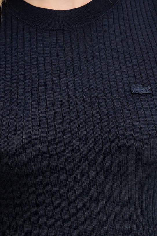 Lacoste Πλεκτό τοπ Γυναικείο λινό AF9988 σκούρο μπλε