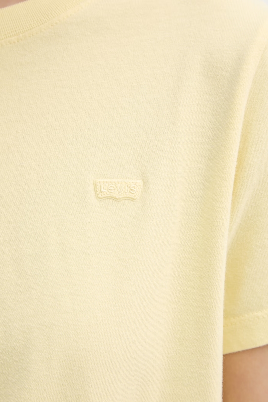 Levi's T-shirt basic damski bawełniany T2 PERFECT 005J2 żółty