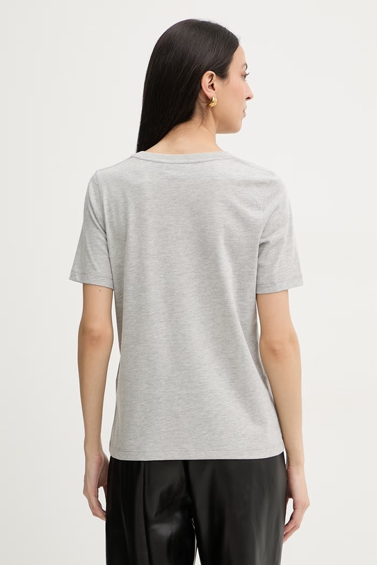 Odzież Trussardi t-shirt damski z bawełną G1266500254N szary