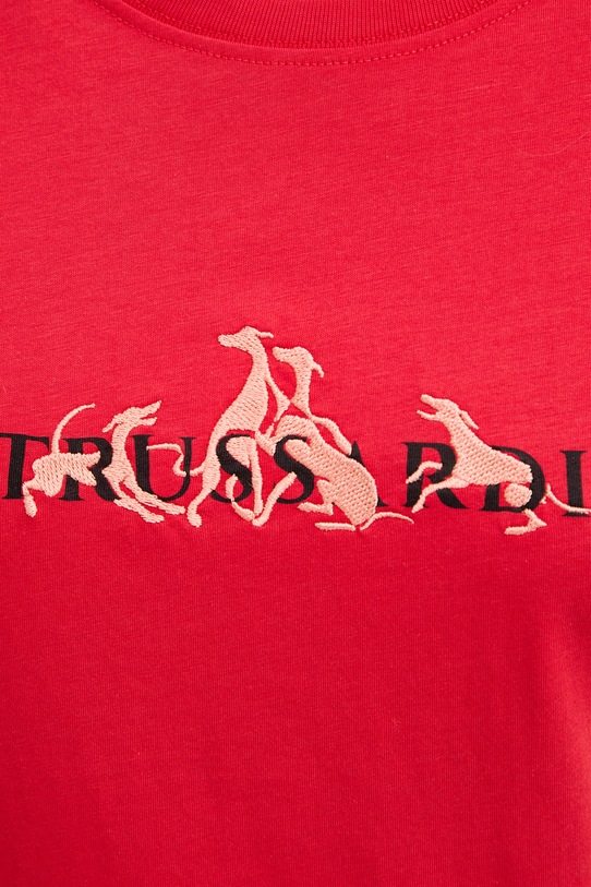 Trussardi t-shirt bawełniany G1336000245N czerwony
