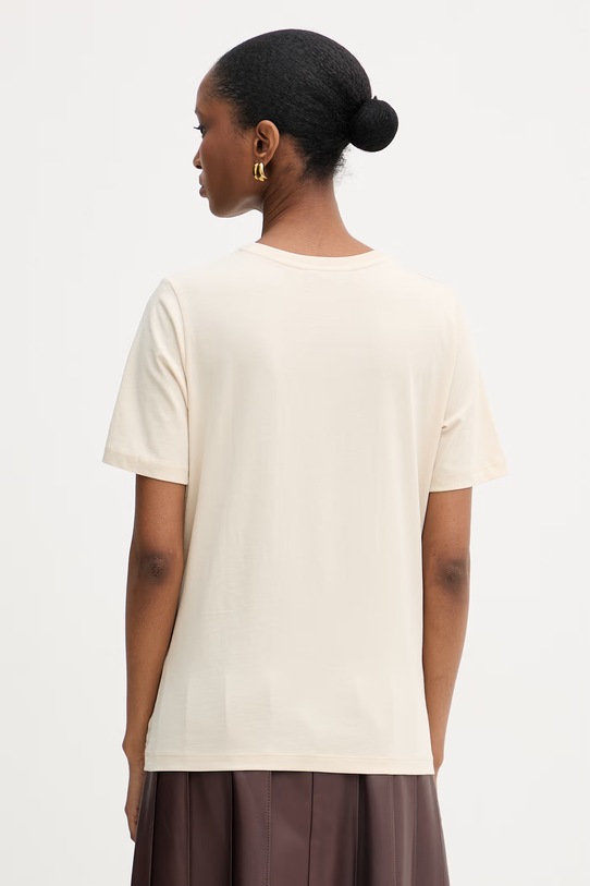 Odzież Trussardi t-shirt damski bawełniany G1346000246N beżowy