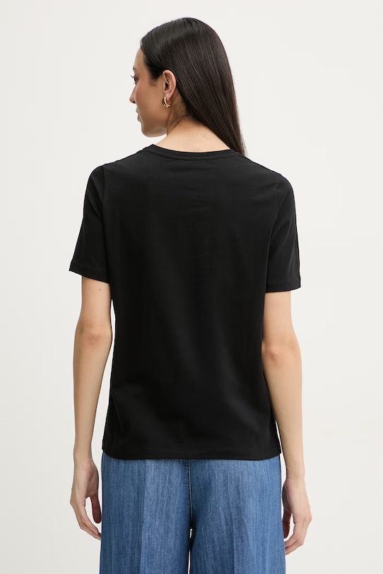 Дрехи Trussardi тениска дамски от памук G1346000246N черен