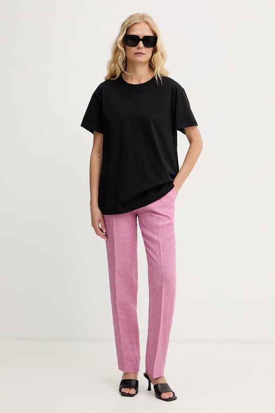 Twinset basic tričko dámske bavlnené 261TT2450 čierna SS26