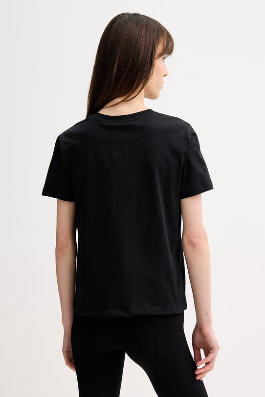 Дрехи Twinset тениска дамска памучна 261TT2271 черен