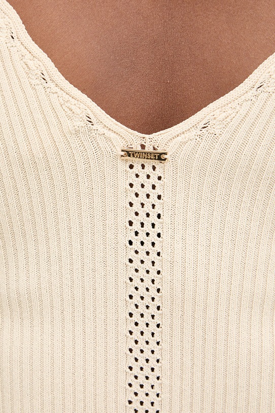 Top Twinset 261TT3122 μπεζ
