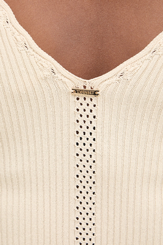 Top Twinset 261TT3122 μπεζ
