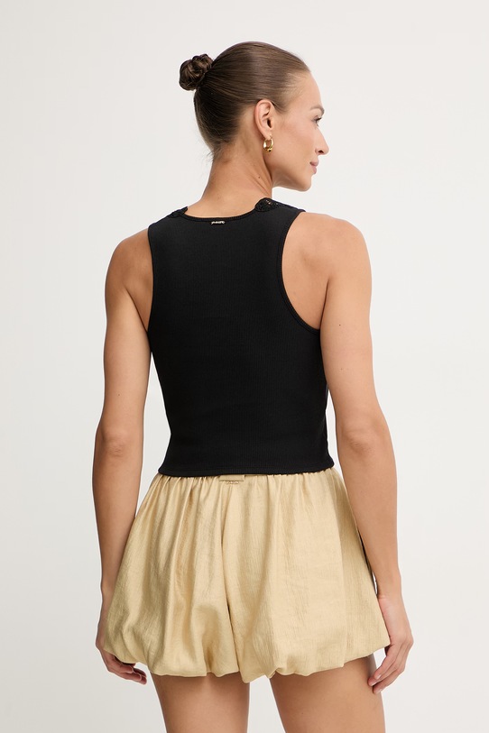 Odjeća Twinset top ženski od pamuka 261TT2360 crna