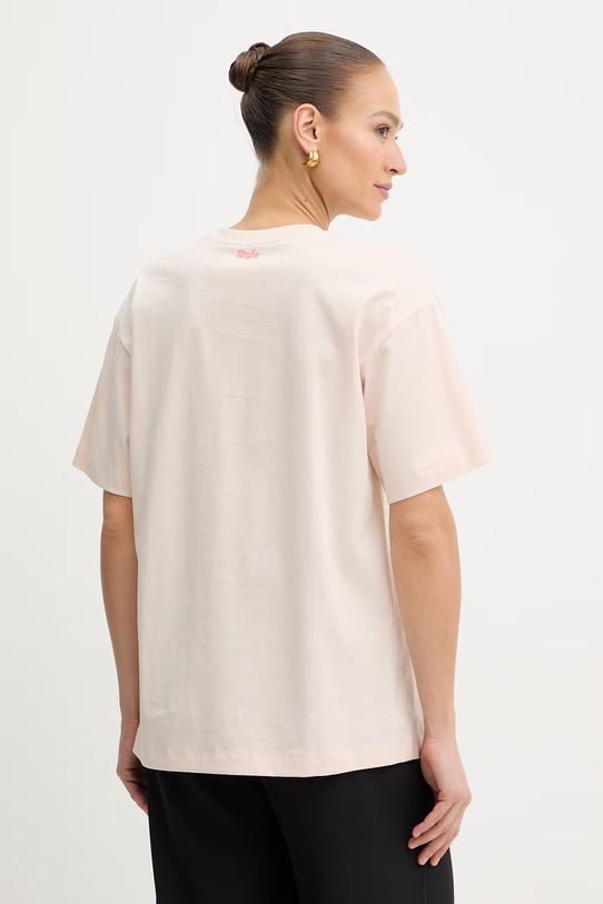 Oblečenie Twinset tričko dámske bavlnené 261AQ2010 ružová