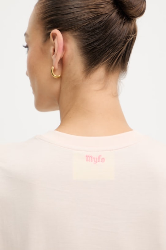 Twinset T-shirt da donna in cotone 261AQ2010 rosa