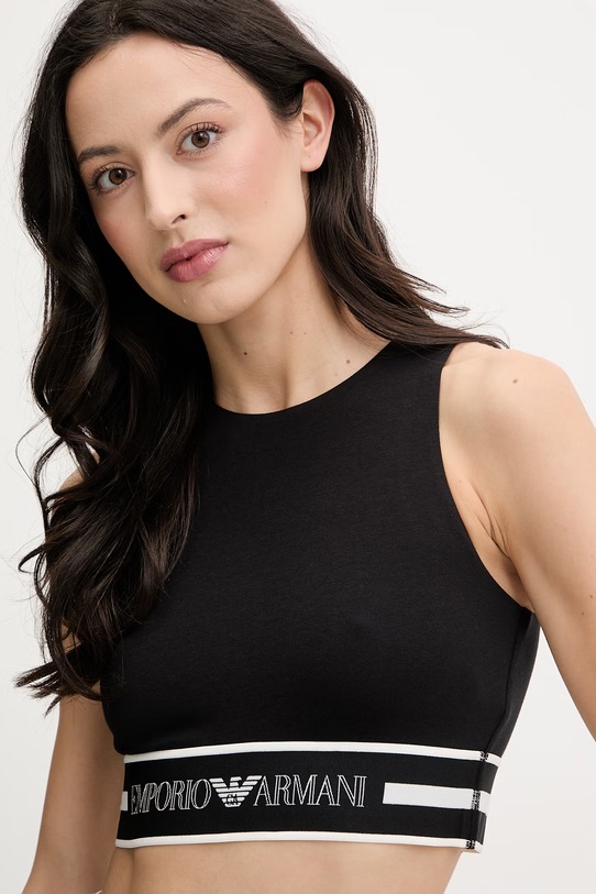 Top Emporio Armani Underwear černá EW002960.AF19023
