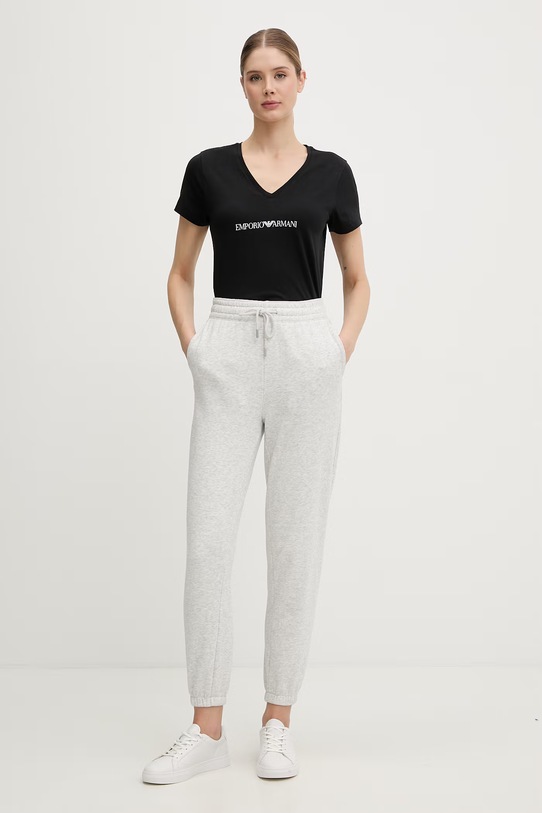 Emporio Armani Underwear t-shirt damski z bawełną EW000409.AF19026 czarny SS26