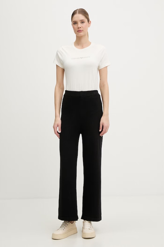 Emporio Armani Underwear dámske tričko s bavlnou EW000408.AF19026 béžová SS26